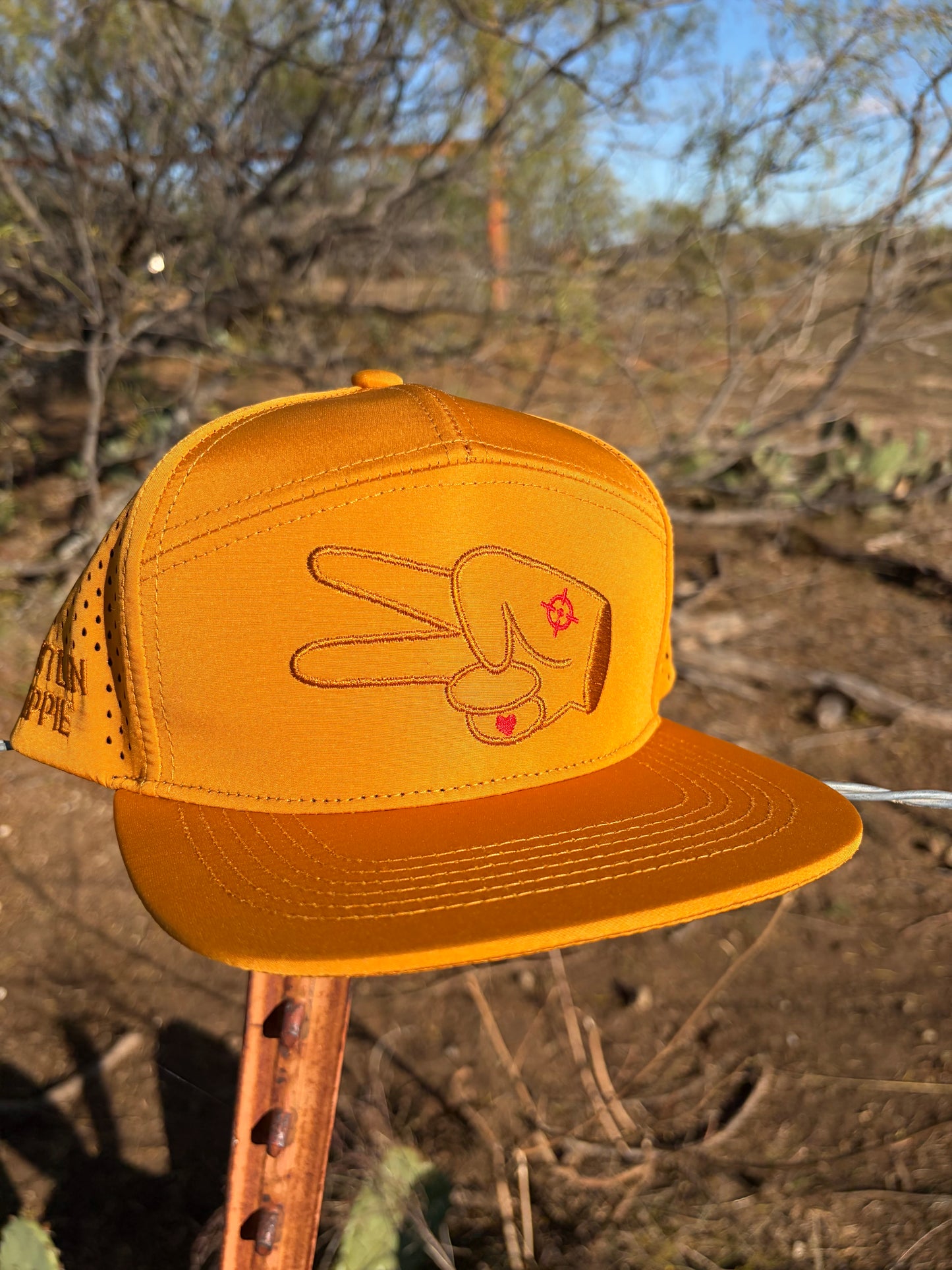 PL Series Hydro Snapback- GOLDEN BURNT ORANGE- LOGO w/ BOLD style