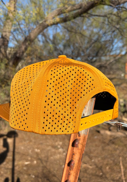 PL Series Hydro Snapback- GOLDEN BURNT ORANGE- LOGO w/ BOLD style