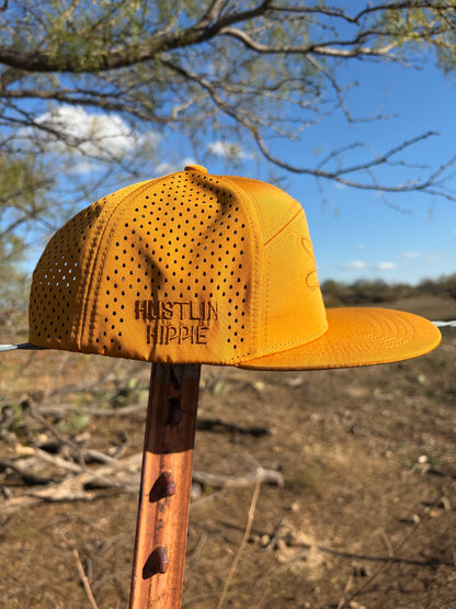 PL Series Hydro Snapback- GOLDEN BURNT ORANGE- LOGO w/ BOLD style