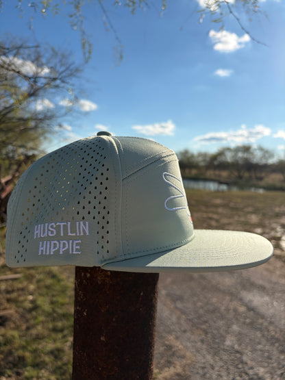 PL Series Hydro Snapback- MINT GREEN- WHITE LOGO w/ BOLD style