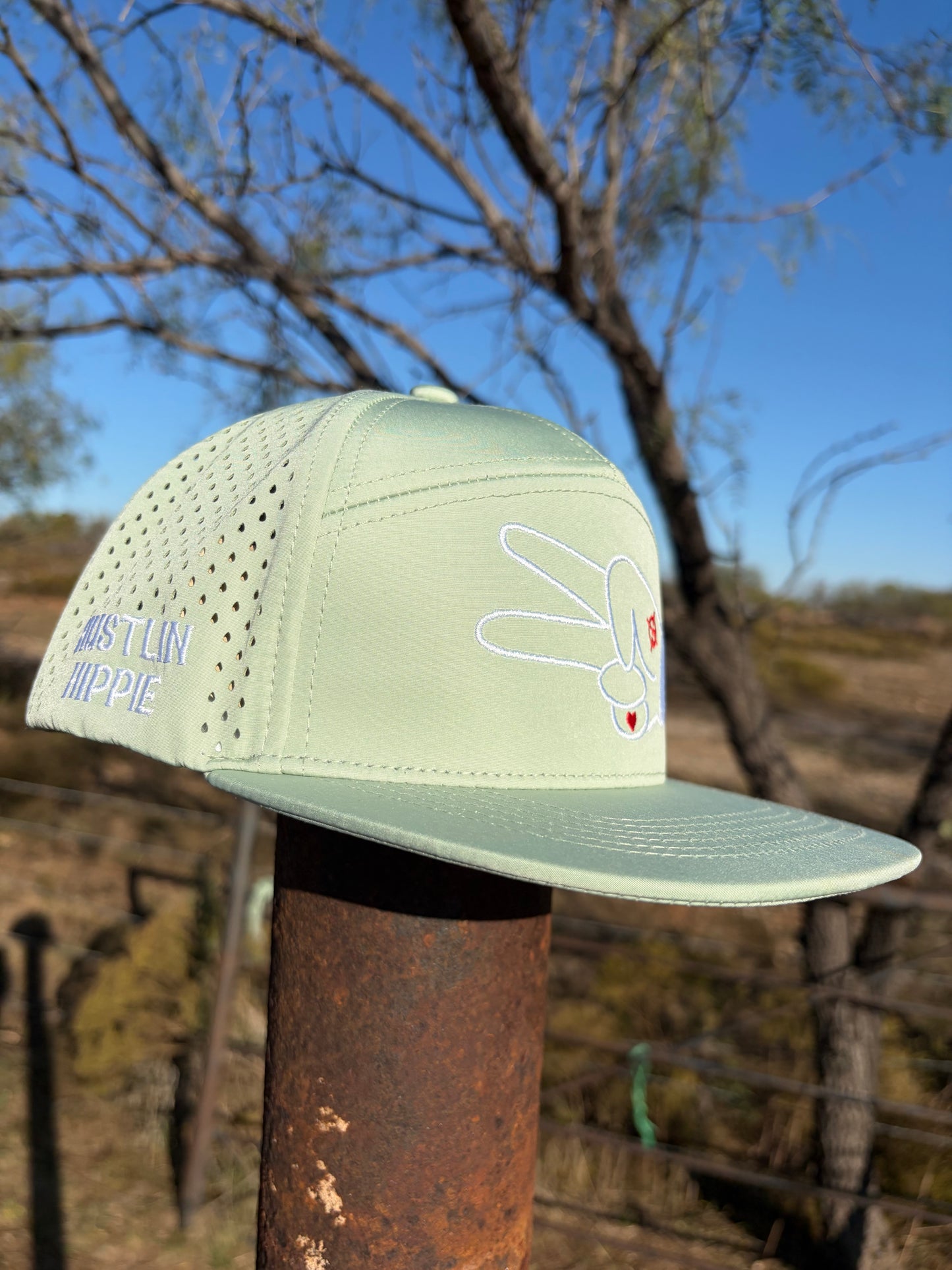 PL Series Hydro Snapback- MINT GREEN- WHITE LOGO w/ BOLD style